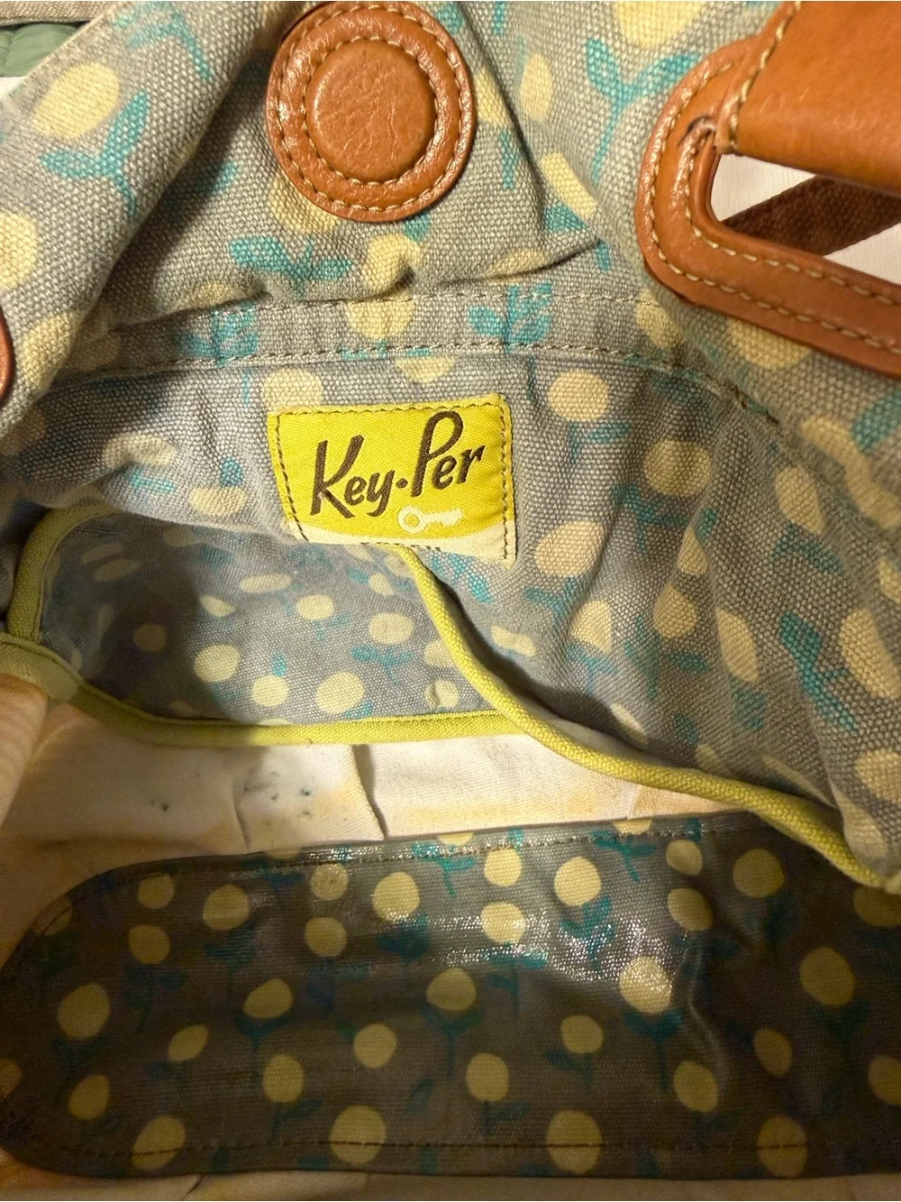 Fossil Large Floral Purse